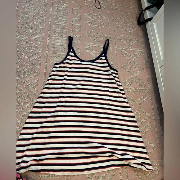Universal Thread Blue and Red Striped Dress size xl - Picture 1 of 5